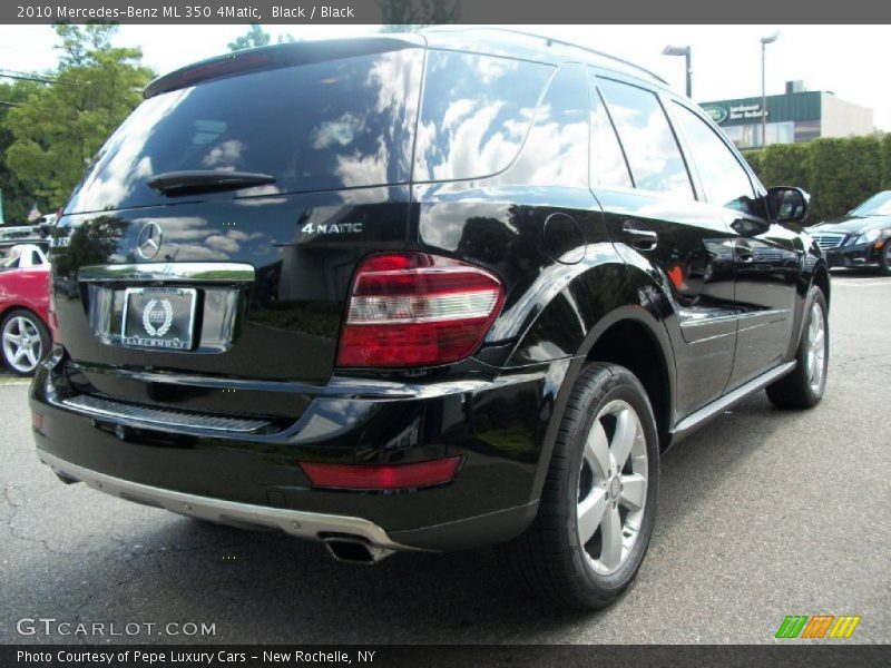 Black / Black 2010 Mercedes-Benz ML 350 4Matic