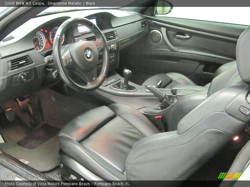 Silverstone Metallic / Black 2008 BMW M3 Coupe