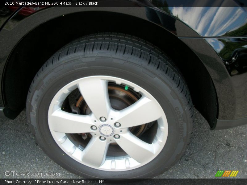 Black / Black 2010 Mercedes-Benz ML 350 4Matic