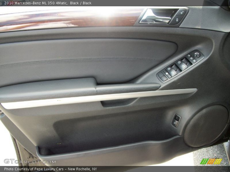 Black / Black 2010 Mercedes-Benz ML 350 4Matic
