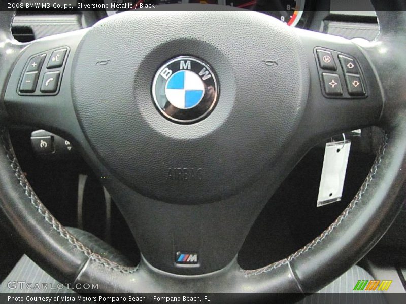 Silverstone Metallic / Black 2008 BMW M3 Coupe