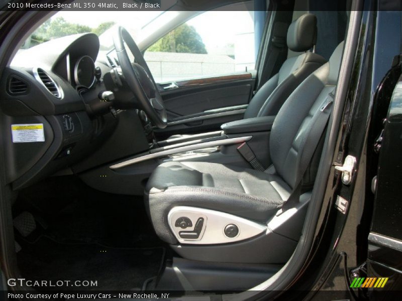 Black / Black 2010 Mercedes-Benz ML 350 4Matic