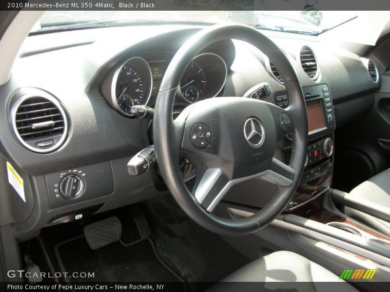 Black / Black 2010 Mercedes-Benz ML 350 4Matic