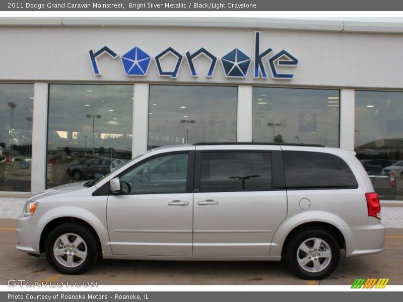 Bright Silver Metallic / Black/Light Graystone 2011 Dodge Grand Caravan Mainstreet