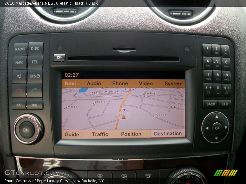 Navigation of 2010 ML 350 4Matic