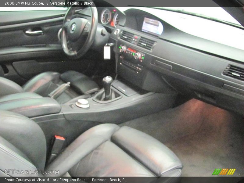 Silverstone Metallic / Black 2008 BMW M3 Coupe