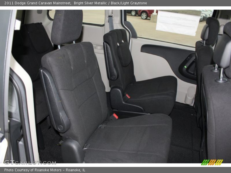 Bright Silver Metallic / Black/Light Graystone 2011 Dodge Grand Caravan Mainstreet