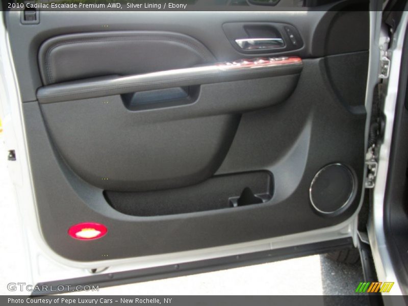 Silver Lining / Ebony 2010 Cadillac Escalade Premium AWD