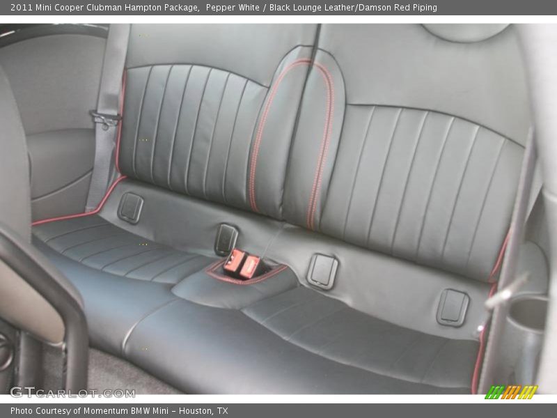  2011 Cooper Clubman Hampton Package Black Lounge Leather/Damson Red Piping Interior
