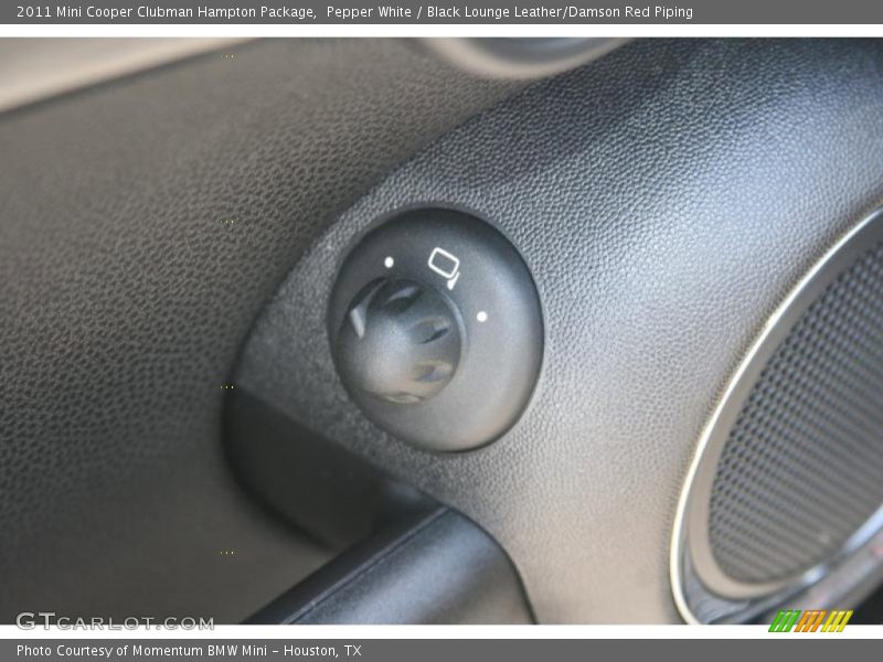 Pepper White / Black Lounge Leather/Damson Red Piping 2011 Mini Cooper Clubman Hampton Package