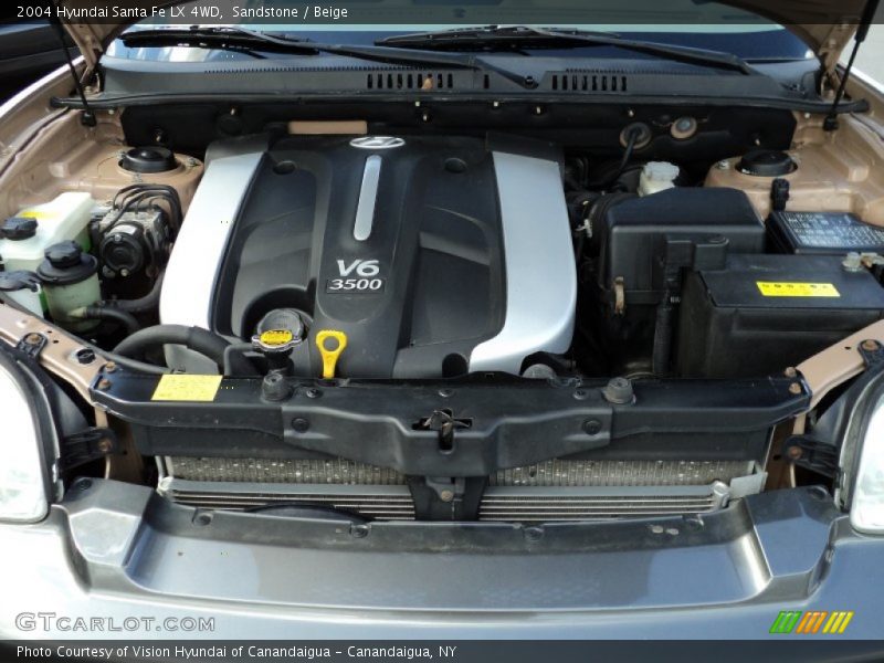 Sandstone / Beige 2004 Hyundai Santa Fe LX 4WD