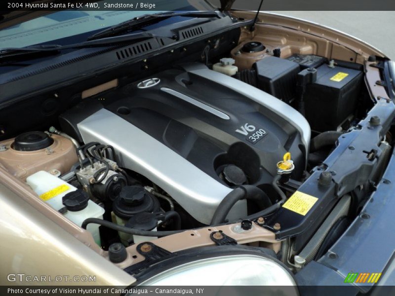 Sandstone / Beige 2004 Hyundai Santa Fe LX 4WD