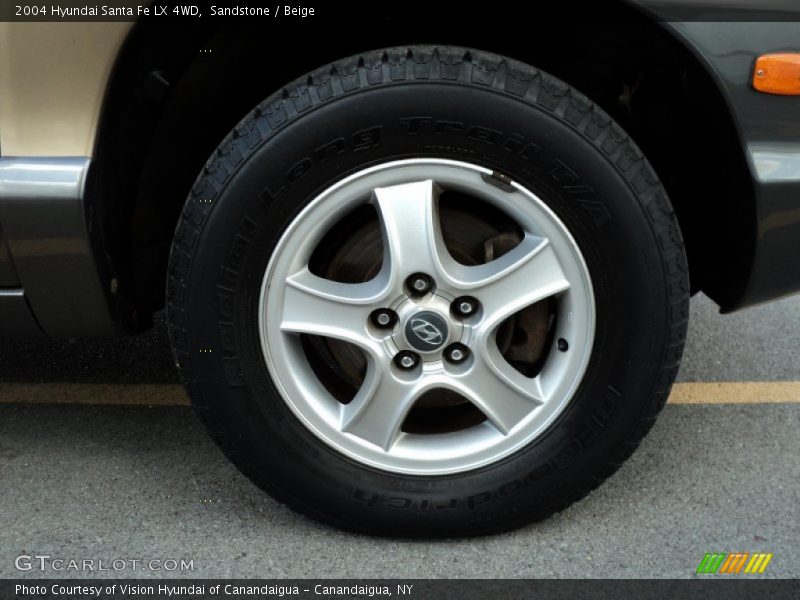 Sandstone / Beige 2004 Hyundai Santa Fe LX 4WD