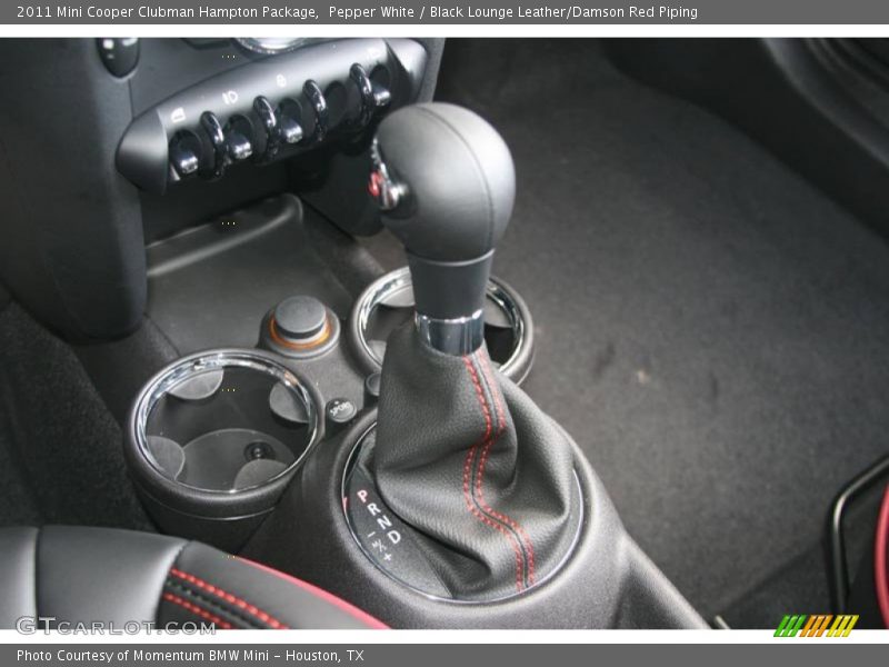  2011 Cooper Clubman Hampton Package 6 Speed Steptronic Automatic Shifter