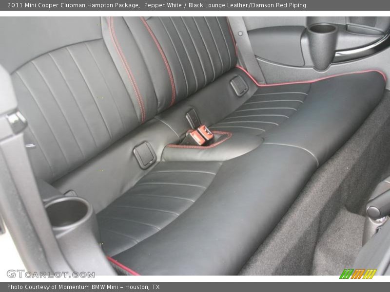 Pepper White / Black Lounge Leather/Damson Red Piping 2011 Mini Cooper Clubman Hampton Package