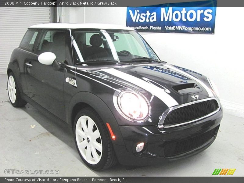 Astro Black Metallic / Grey/Black 2008 Mini Cooper S Hardtop