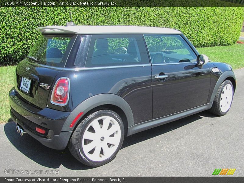 Astro Black Metallic / Grey/Black 2008 Mini Cooper S Hardtop
