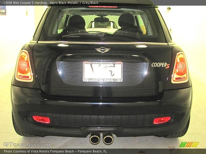 Astro Black Metallic / Grey/Black 2008 Mini Cooper S Hardtop