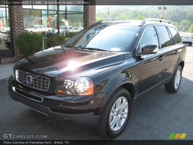 Ember Black Metallic / Off Black 2012 Volvo XC90 3.2 AWD