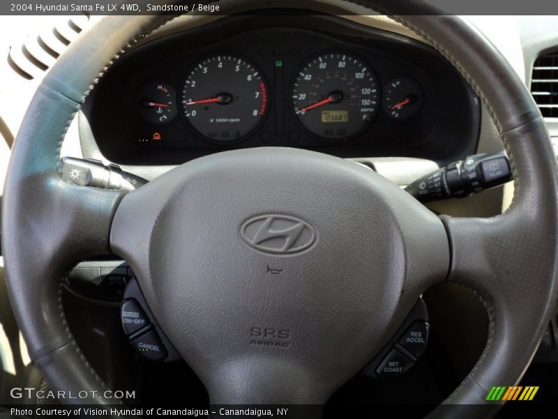 Sandstone / Beige 2004 Hyundai Santa Fe LX 4WD