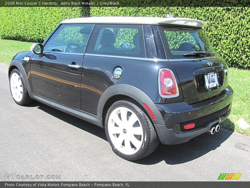 Astro Black Metallic / Grey/Black 2008 Mini Cooper S Hardtop