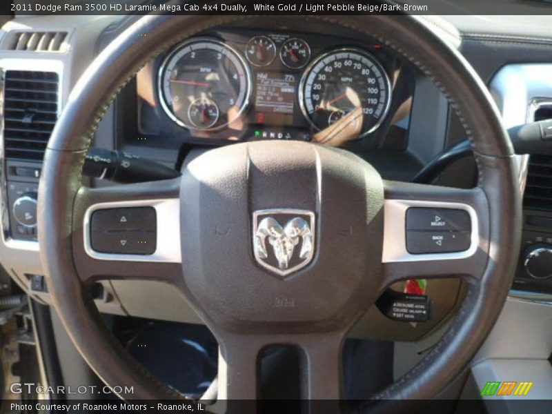  2011 Ram 3500 HD Laramie Mega Cab 4x4 Dually Steering Wheel