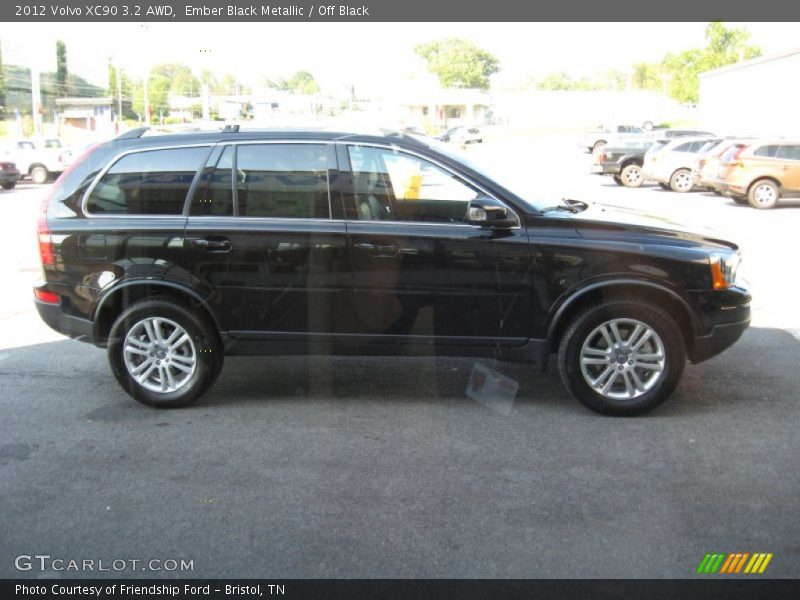 Ember Black Metallic / Off Black 2012 Volvo XC90 3.2 AWD