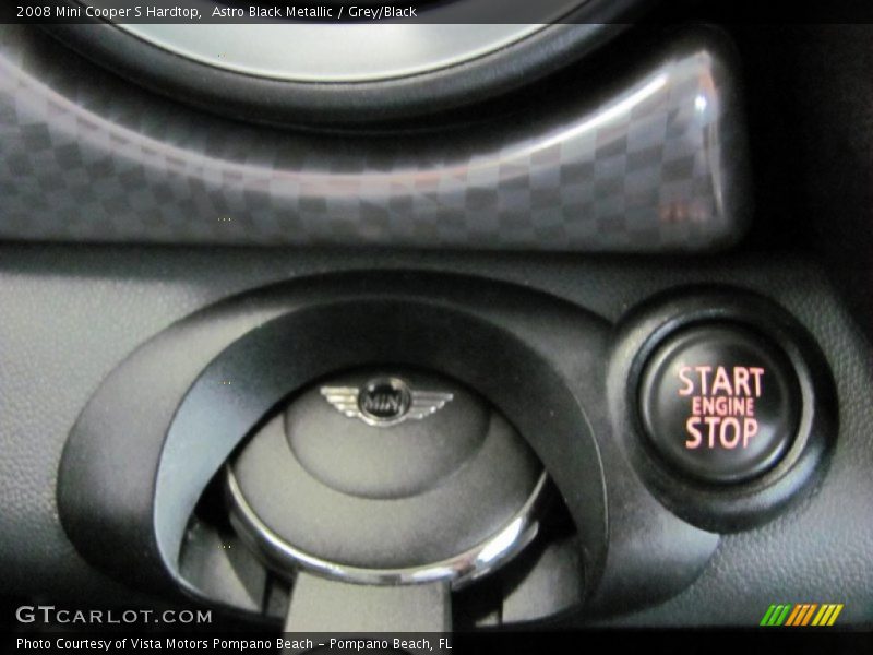 Astro Black Metallic / Grey/Black 2008 Mini Cooper S Hardtop