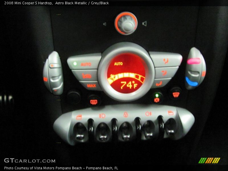 Astro Black Metallic / Grey/Black 2008 Mini Cooper S Hardtop