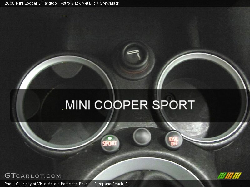 Astro Black Metallic / Grey/Black 2008 Mini Cooper S Hardtop