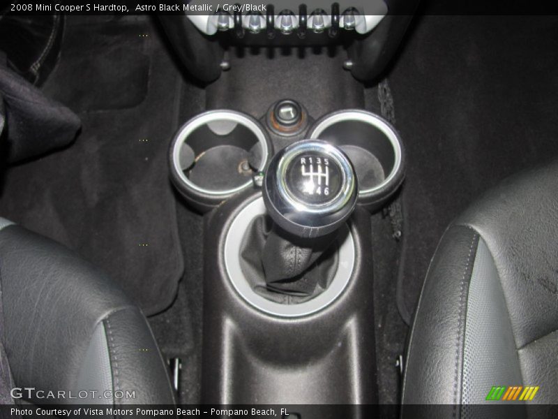 Astro Black Metallic / Grey/Black 2008 Mini Cooper S Hardtop