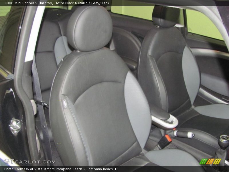 Astro Black Metallic / Grey/Black 2008 Mini Cooper S Hardtop