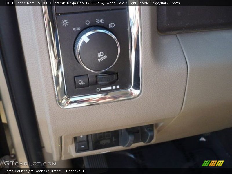 Controls of 2011 Ram 3500 HD Laramie Mega Cab 4x4 Dually