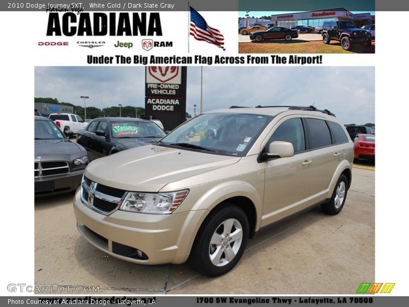 White Gold / Dark Slate Gray 2010 Dodge Journey SXT