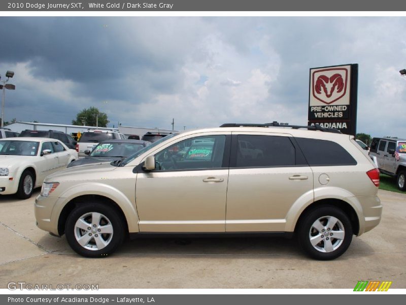 White Gold / Dark Slate Gray 2010 Dodge Journey SXT