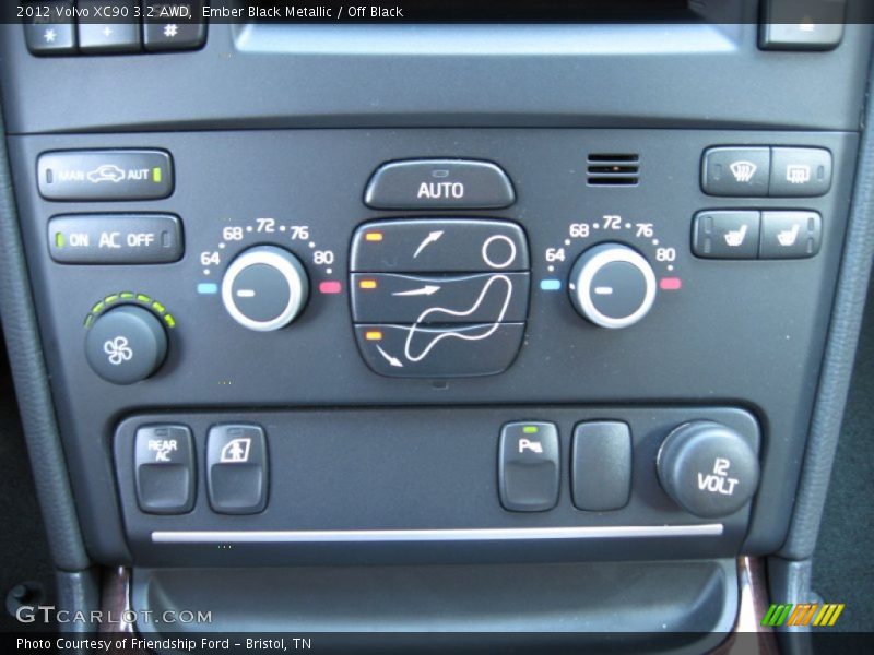 Controls of 2012 XC90 3.2 AWD