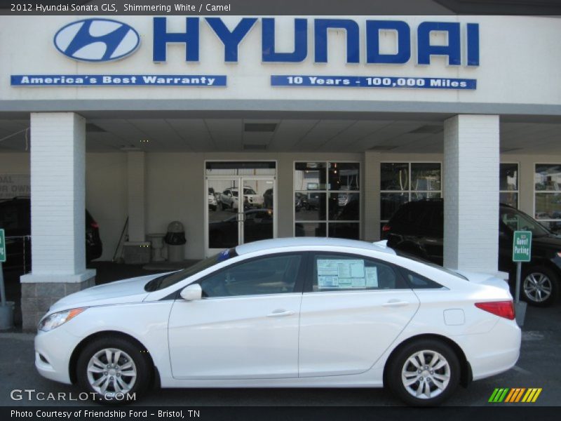  2012 Sonata GLS Shimmering White