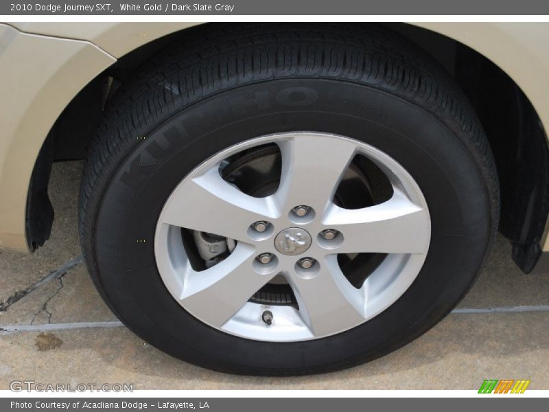 White Gold / Dark Slate Gray 2010 Dodge Journey SXT