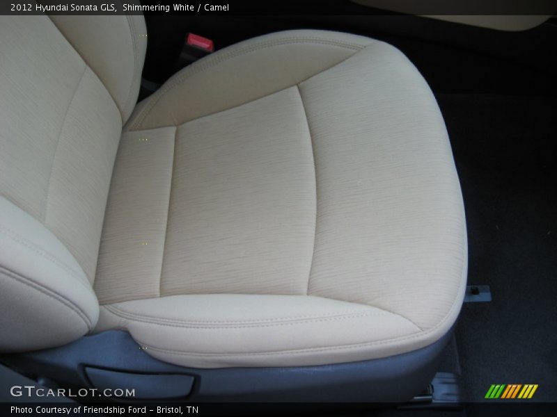 Shimmering White / Camel 2012 Hyundai Sonata GLS