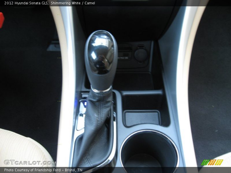 Shimmering White / Camel 2012 Hyundai Sonata GLS