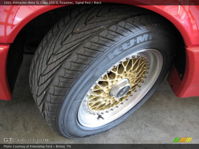 Signal Red / Black 1991 Mercedes-Benz SL Class 300 SL Roadster