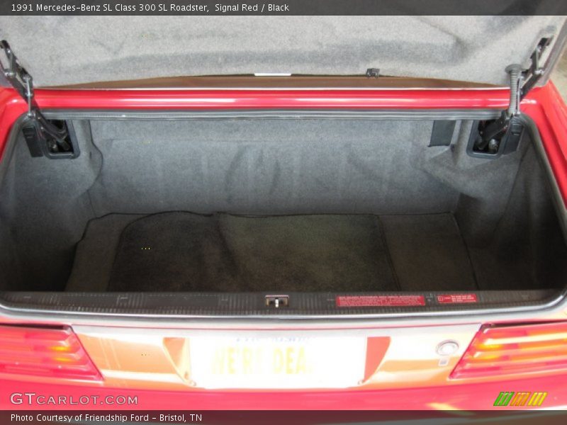 Signal Red / Black 1991 Mercedes-Benz SL Class 300 SL Roadster