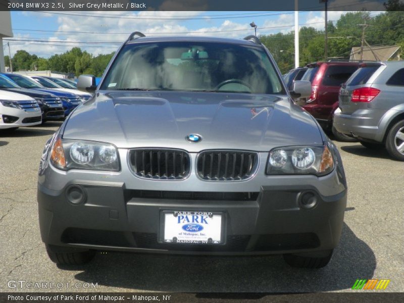 Silver Grey Metallic / Black 2004 BMW X3 2.5i
