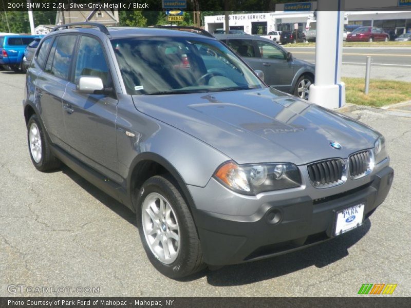 Silver Grey Metallic / Black 2004 BMW X3 2.5i