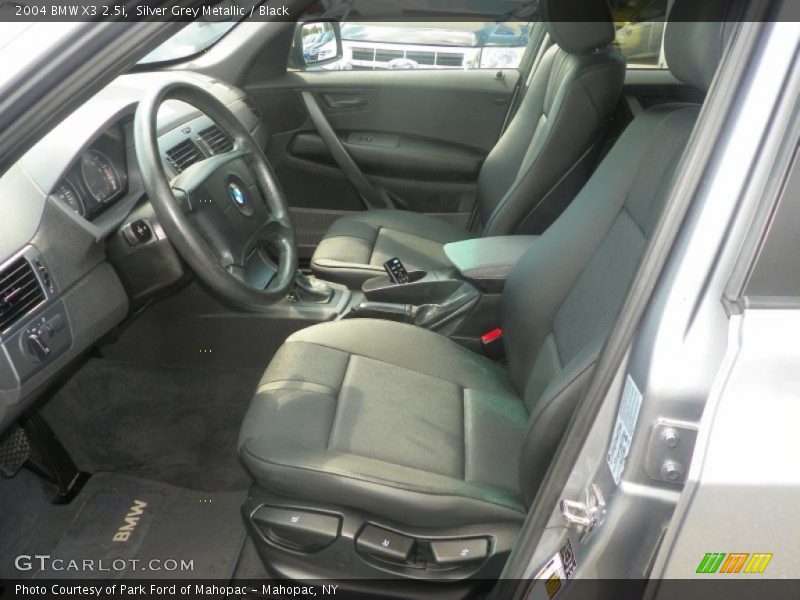 Silver Grey Metallic / Black 2004 BMW X3 2.5i
