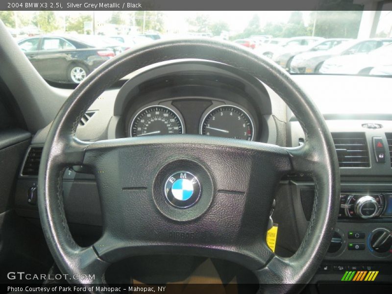 Silver Grey Metallic / Black 2004 BMW X3 2.5i