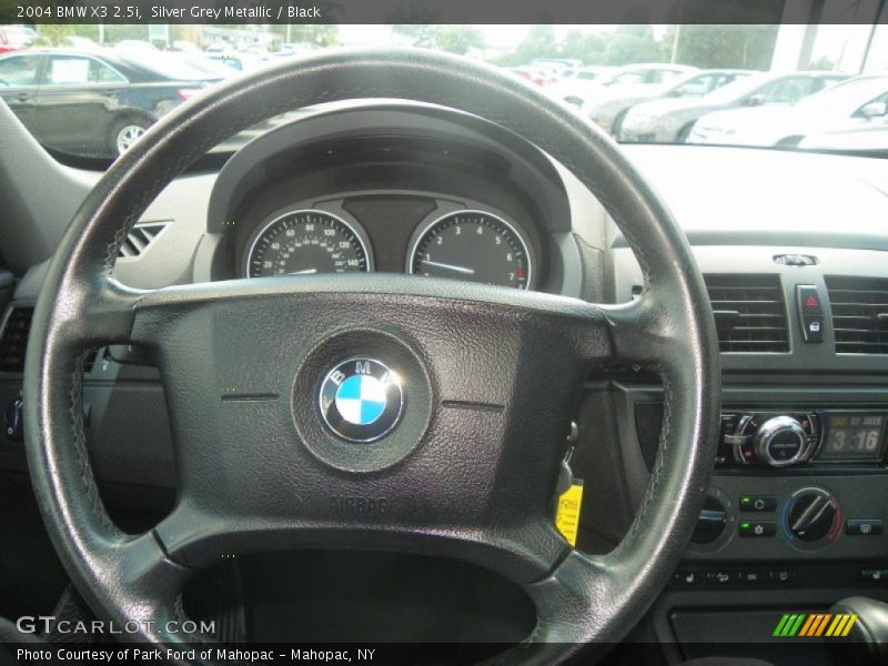 Silver Grey Metallic / Black 2004 BMW X3 2.5i