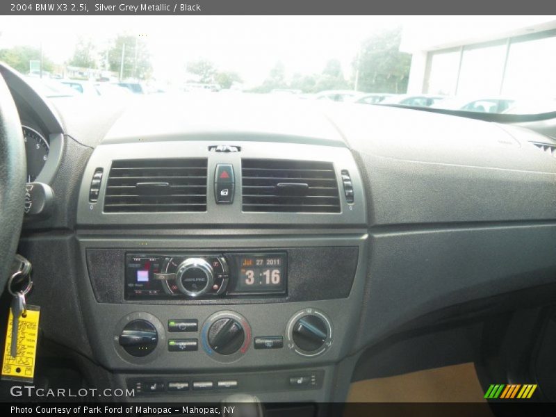 Silver Grey Metallic / Black 2004 BMW X3 2.5i