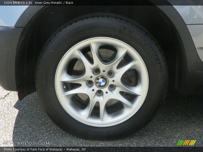 Silver Grey Metallic / Black 2004 BMW X3 2.5i