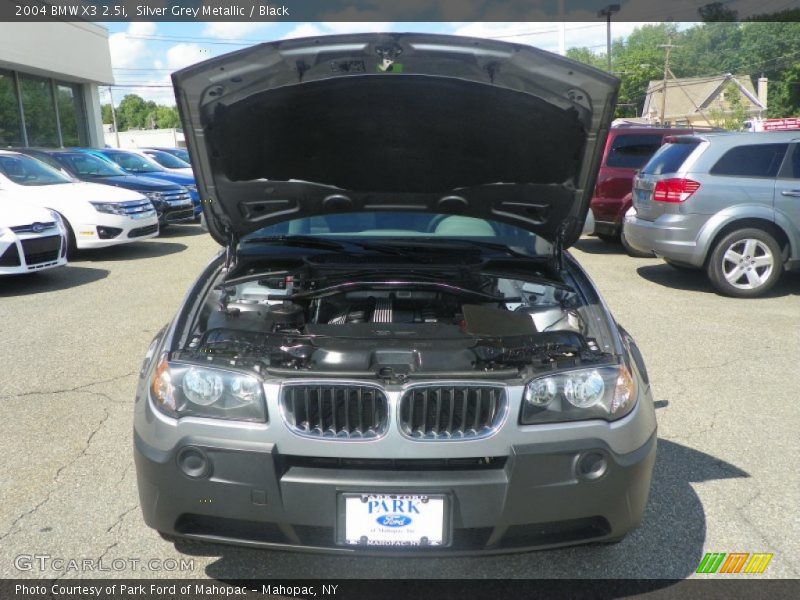 Silver Grey Metallic / Black 2004 BMW X3 2.5i